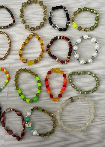 Renkli Boncuklu Bohem Bileklik Seti - Görsel 3