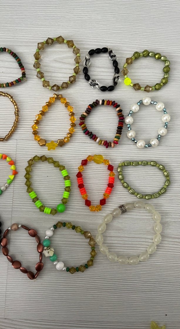 Renkli Boncuklu Bohem Bileklik Seti - Görsel 3