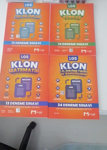 LGS KLON Deneme Sınavları Seti 4'lü