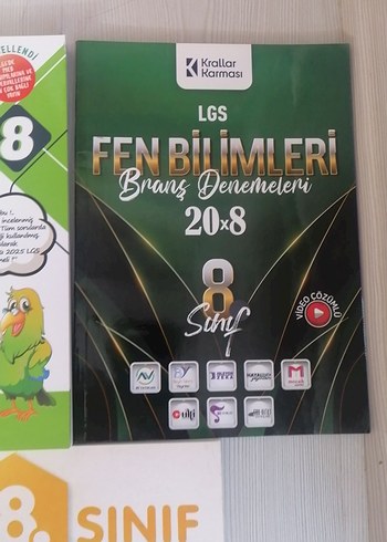 8. Sınıf Fen Bilimleri Soru Bankası ve Çalışma Kitabı