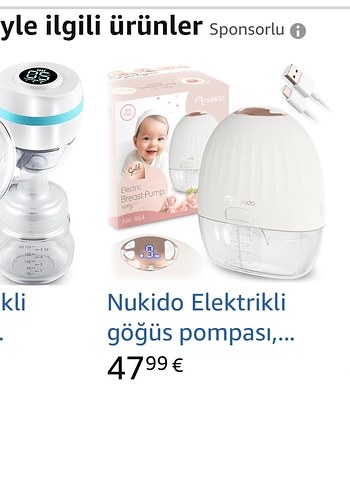 Bej Elektrikli Göğüs Pompası