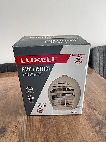 Luxell Ayak Masa Altı Elektrikli Fanlı Isıtıcı 2000W