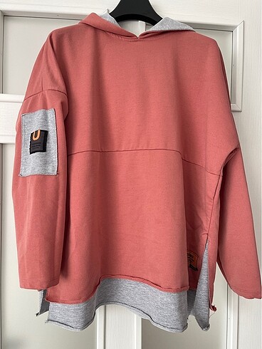 Sweatshirt kapüşonlu iki ip bayan Sweatshirt iki kere giyilmişti