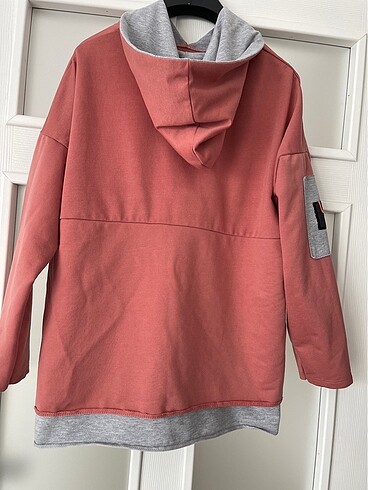 l Beden Sweatshirt kapüşonlu iki ip bayan Sweatshirt iki kere giyilmişti