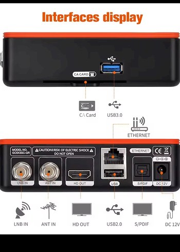 GTMEDIA GTcombo 4K Ultra HD Alıcı - Görsel 5