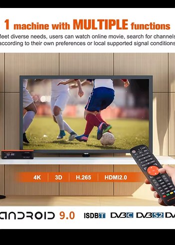 GTMEDIA GTcombo 4K Ultra HD Alıcı - Görsel 7