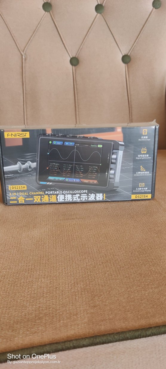 Fnirsi DS215H Mini Osiloskop cihazları - Görsel 3