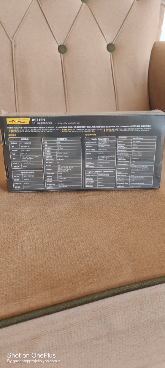 Fnirsi DS215H Mini Osiloskop cihazları - Görsel 2