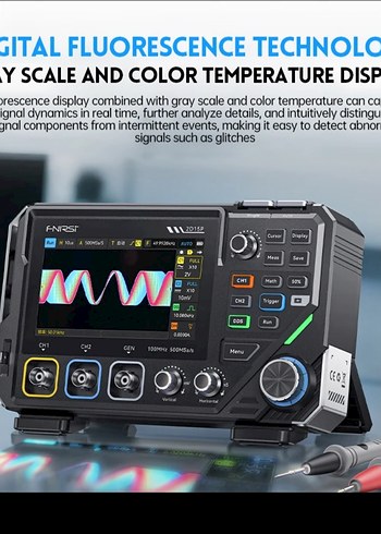 FNIRSI 2D15P Dijital Osiloskop cihazı - Görsel 8