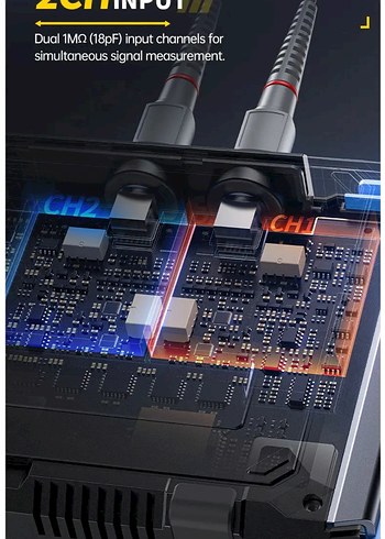 FNIRSI DPO350P Osiloskop cihazı - Görsel 6