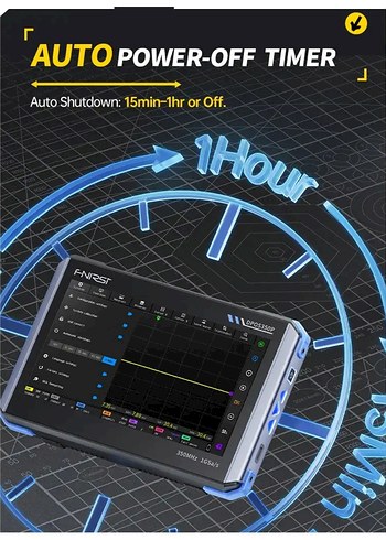 FNIRSI DPO350P Osiloskop cihazı - Görsel 4