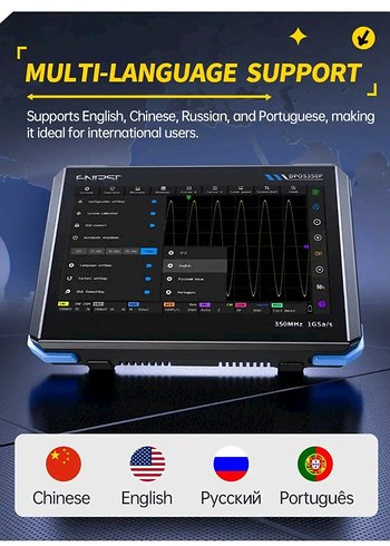 FNIRSI DPO350P Osiloskop cihazı - Görsel 8