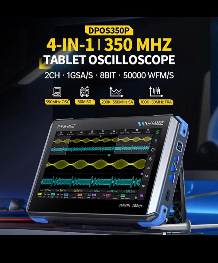 FNIRSI DPO350P Osiloskop cihazı - Görsel 2