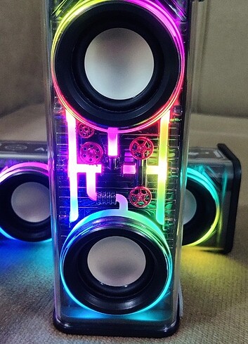 Mini RGB ışıklı ses bombası 