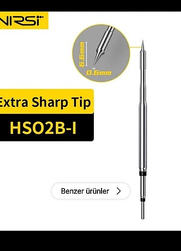 Beden Fnirsi HS 02 B model Havya uçları