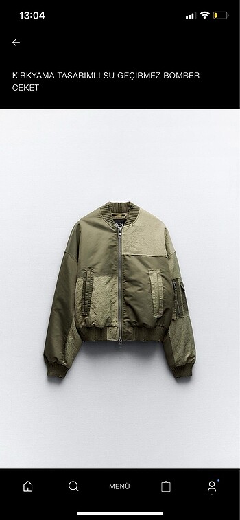 Zara bomber ceket