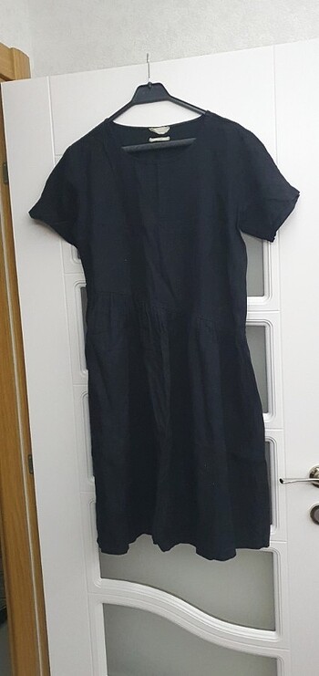 Diğer keten elbise iki kol arası 55cm boy 105cm 
