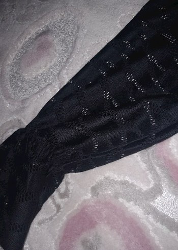 40 Beden siyah Renk Dantel Detaylı Siyah kısa Elbise