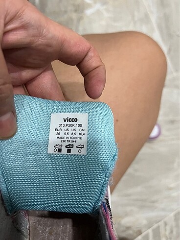 26 Beden pembe Renk Vicco ayakkabı