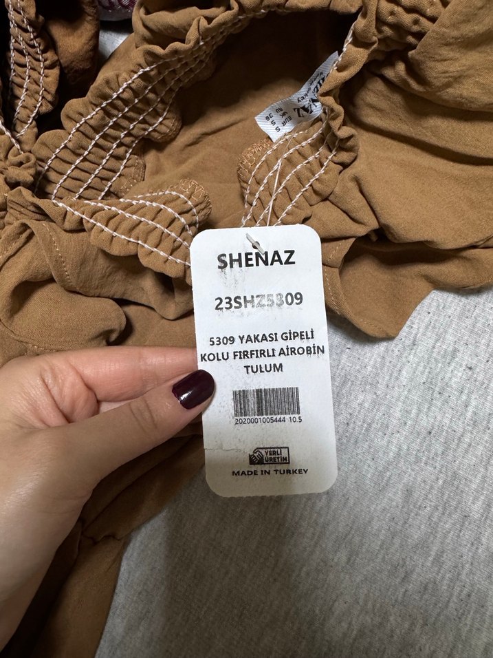 Bej Kadın Uzun Tulum - Görsel 3