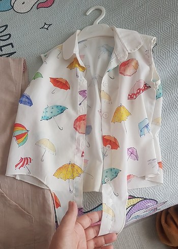 Kiz çocuk gömlek - Görsel 5