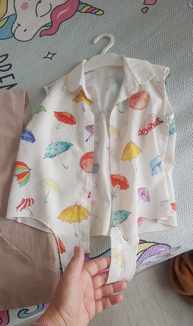 Kiz çocuk gömlek - Görsel 5