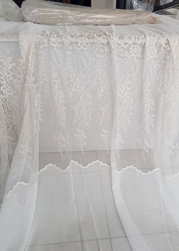 Bohem İşlemeli Beyaz Perde - Görsel 4