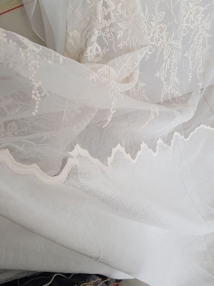 Bohem İşlemeli Beyaz Perde - Görsel 2