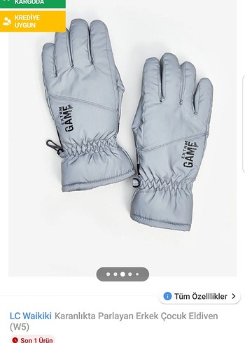 Gri Erkek Çocuk Eldiveni - Görsel 6