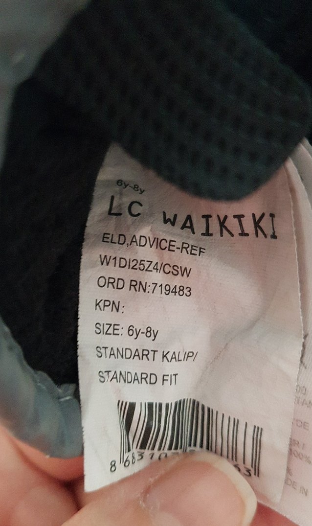 Gri Erkek Çocuk Eldiveni - Görsel 3