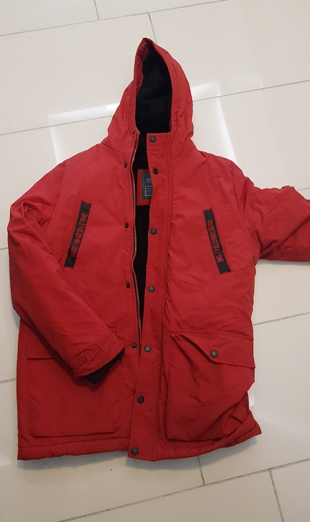 Kırmızı Erkek çocuk Mont - Görsel 2