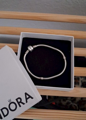 Pandora Gümüş Bileklik örjinal sertifikalı 19 cm - Görsel 2