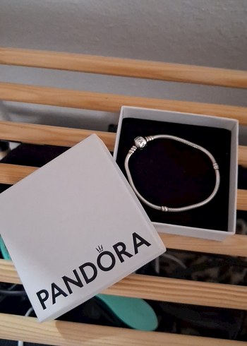 Pandora Gümüş Bileklik örjinal sertifikalı 19 cm - Görsel 5