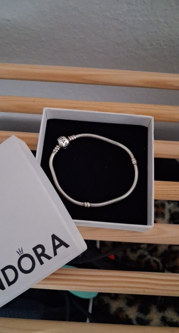 Pandora Gümüş Bileklik örjinal sertifikalı 19 cm - Görsel 2