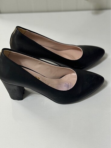 Diğer Kalın topuk stiletto
