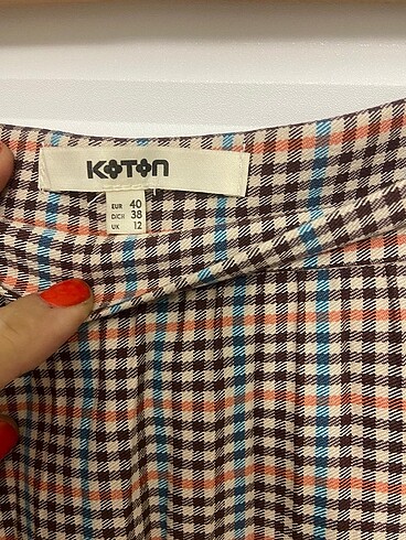 40 Beden çeşitli Renk Koton marka etek uzun