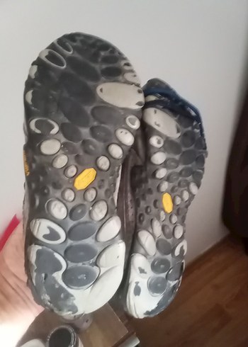 MEERLL MARKA Erkek Gri Spor Ayakkabı Velcro Bağcıklı - Görsel 5