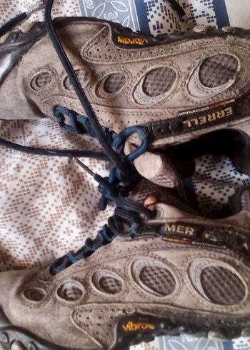 MEERLL MARKA Erkek Gri Spor Ayakkabı Velcro Bağcıklı - Görsel 12