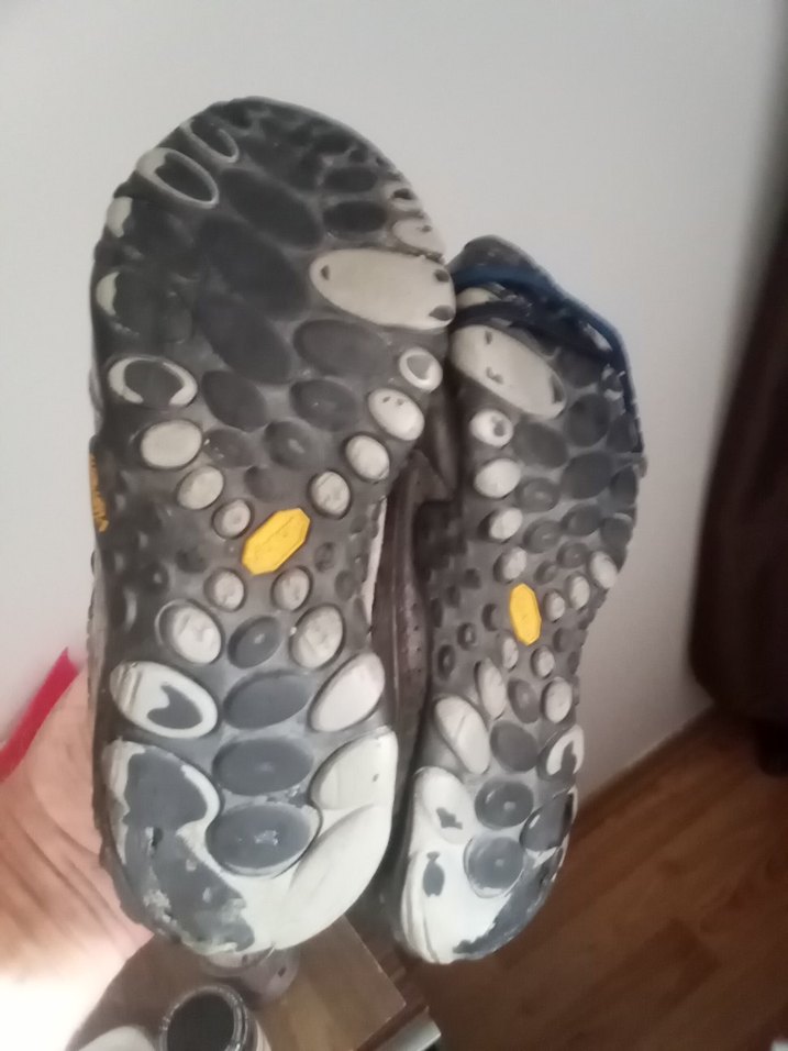 MEERLL MARKA Erkek Gri Spor Ayakkabı Velcro Bağcıklı - Görsel 5