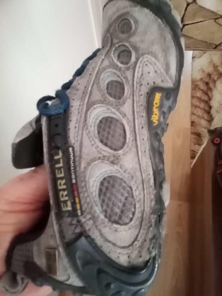 MEERLL MARKA Erkek Gri Spor Ayakkabı Velcro Bağcıklı - Görsel 4