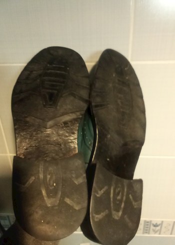 Pierre cardin marka içi dışı deri Yeşil Deri Erkek Botları - Görsel 4