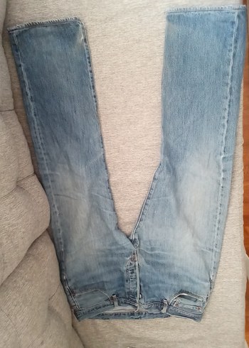 Levis Marka Gri Erkek Bol Kesim Pantolon Bel C102cm Boy105cm