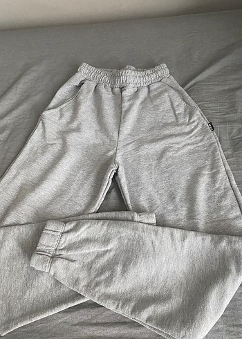 Gri Kadın Salaş Sweatpants