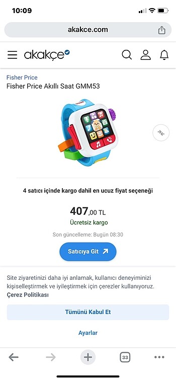 Fisher price saat