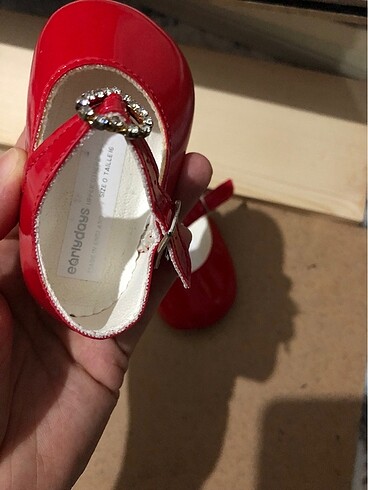 Diğer Kırmızı kız bebek ayakkabısı #earlydays