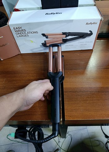 BaByliss Büyük Dalga Saç Şekillendirici wag maşa - Görsel 4