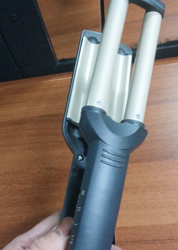 Beden Renk BaByliss Saç Şekillendirici wag maşası - Bej ve Gri