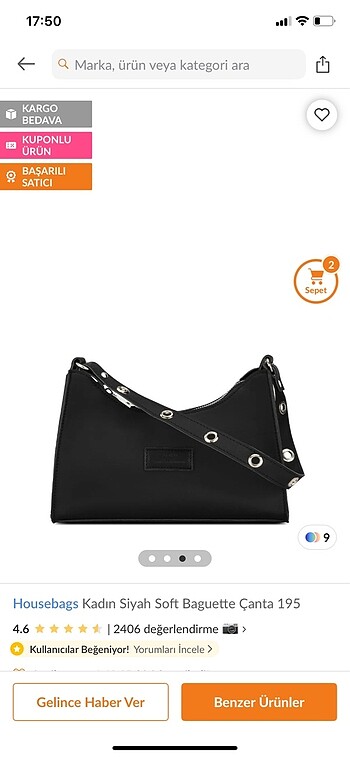 Zara Housebag kol çantası