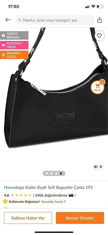 Housebag kol çantası
