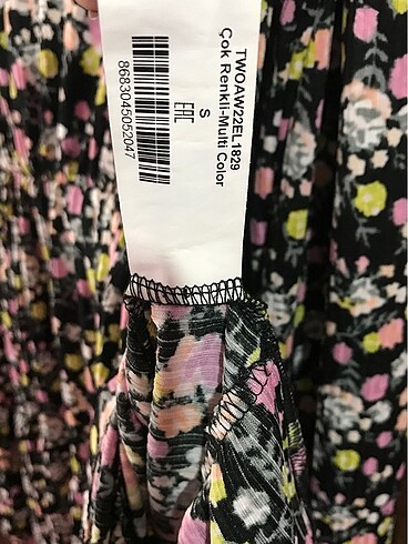 s Beden çeşitli Renk Çiçekli elbise